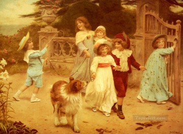  Elsley Galerie - Accueil équipe idyllique enfants Arthur John Elsley enfants animaux